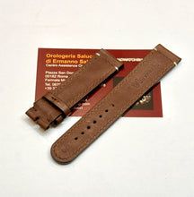 Carica l&#39;immagine nel visualizzatore di Gallery, Cinturino Eberhard marrone stile vintage per Scafograf 41034 originale
