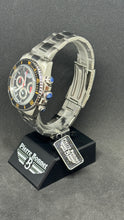 Carica l&#39;immagine nel visualizzatore di Gallery, Orologio cronografo Pierre Bonnet 7256A Daytona Vintage lunetta nera quarzo
