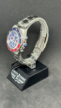Carica l&#39;immagine nel visualizzatore di Gallery, Orologio cronografo Pierre Bonnet 7256E Daytona Vintage lunetta Pepsi quarzo
