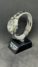Carica l&#39;immagine nel visualizzatore di Gallery, Orologio cronografo Pierre Bonnet 7256G Daytona Vintage lunetta verde quarzo
