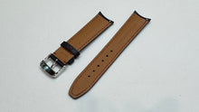 Carica l&#39;immagine nel visualizzatore di Gallery, Cinturino Clifton blu Baume et Mercier originale 20/18 con fibbia acciaio
