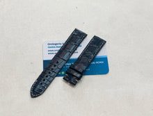 Carica l'immagine nel visualizzatore di Gallery, Cinturino blu Eberhard 21027 originale no fibbia
