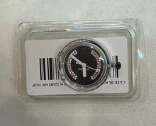 Carica l'immagine nel visualizzatore di Gallery, Cassa completa orologio Hip Hop HWU0071 nero con zirconi 32mm
