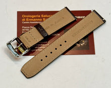 Carica l&#39;immagine nel visualizzatore di Gallery, Cinturino marrone Baume &amp; Mercier 20/18 originale completo di fibbia
