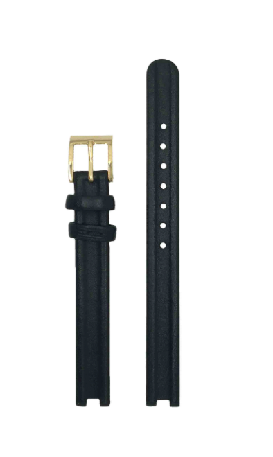Kit Cinturino Rado nero Coupole S 10mm con fibbia originale gialla