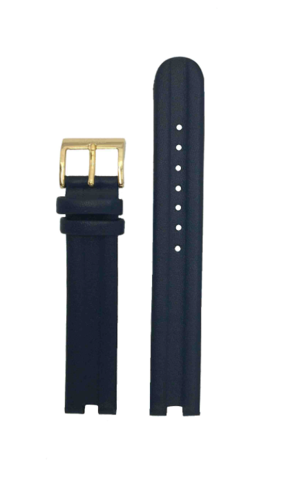 Kit Cinturino Rado blu Coupole M 15mm con fibbia originale gialla