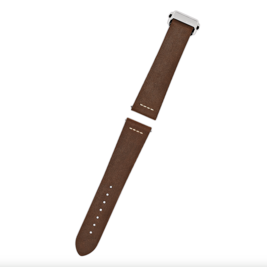 Cinturino marrone per Rado Captain Cook XL 42mm con fibbia originale