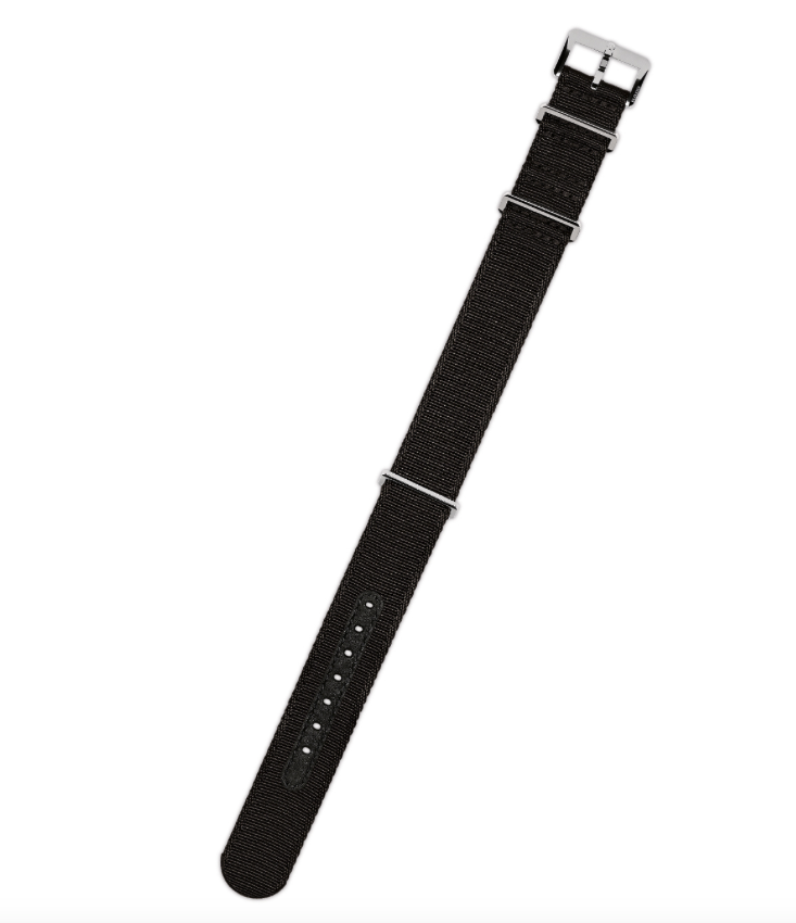 Cinturino Nato Rado Captain Cook Nero 21MM fibbia acciaio