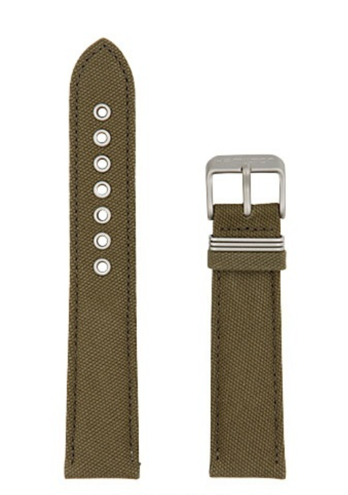 Cinturino Hamilton canvas verde Khaki 20/18
