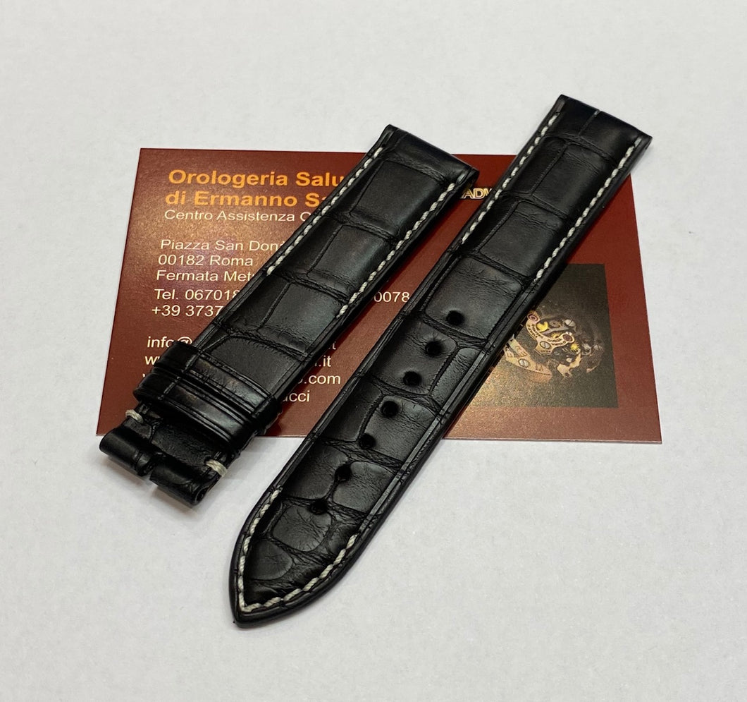 Cinturino nero Eberhard 21027 originale no fibbia