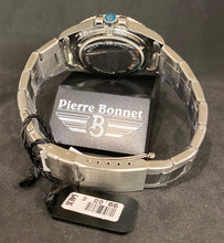 Carica l&#39;immagine nel visualizzatore di Gallery, Orologio Pierre Bonnet ref 6483 acciaio lunetta verde quadrante verde
