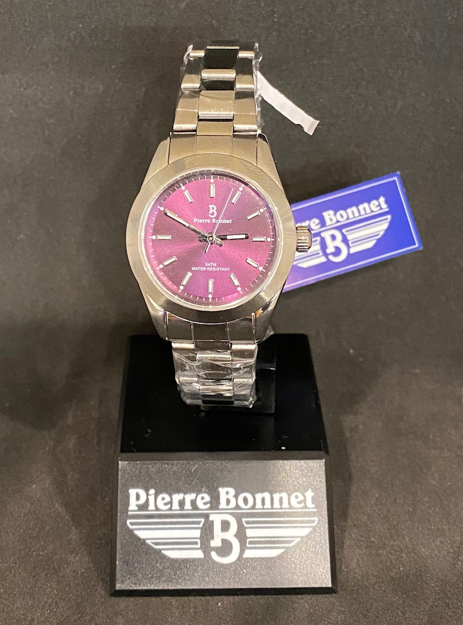 Orologio Pierre Bonnet donna acciaio ref. 6527 lunetta liscia