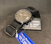 Carica l&#39;immagine nel visualizzatore di Gallery, Orologio Pierre Bonnet 9189AA uomo cronografo cassa acciaio IP black
