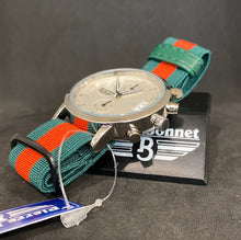 Carica l&#39;immagine nel visualizzatore di Gallery, Orologio cronografo Pierre Bonnet 9189BB acciaio uomo quadrante bianco
