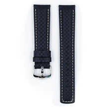 Carica l&#39;immagine nel visualizzatore di Gallery, Cinturino blu Carbon Hirsch 22mm L
