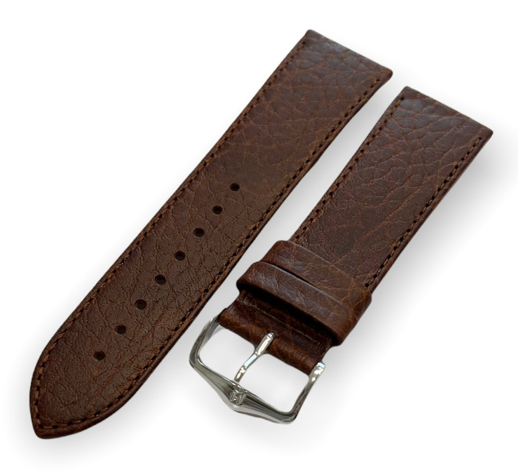 Cinturino marrone Hirsch Denver 24mm L
