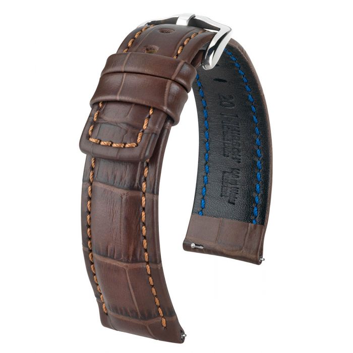 Cinturino Hirsch Grand Duke marrone 24mm L
