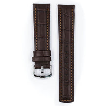 Carica l&#39;immagine nel visualizzatore di Gallery, Cinturino Hirsch Grand Duke marrone 24mm L
