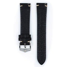 Carica l&#39;immagine nel visualizzatore di Gallery, Cinturino Hirsch Liberty nero L 24mm
