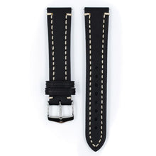 Carica l&#39;immagine nel visualizzatore di Gallery, Cinturino Hirsch Liberty nero L 24mm
