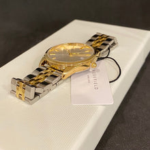 Carica l&#39;immagine nel visualizzatore di Gallery, Orologio Rosefield The Ace bicolore acciaio/oro giallo quadrante argento donna
