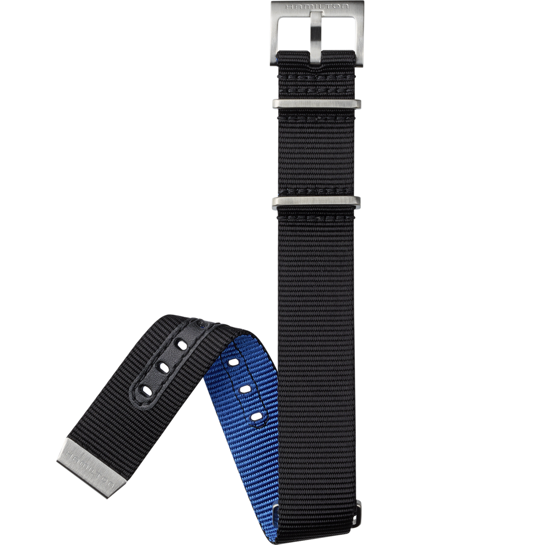 Cinturino Hamilton Khaki Navy Black NATO Strap 20MM
