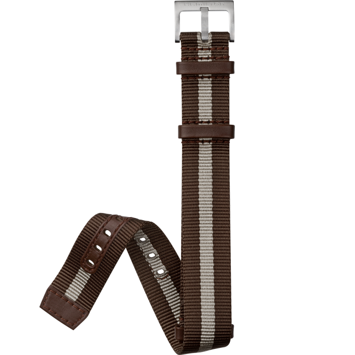 Cinturino Hamilton Khaki Field Brown NATO 20MM